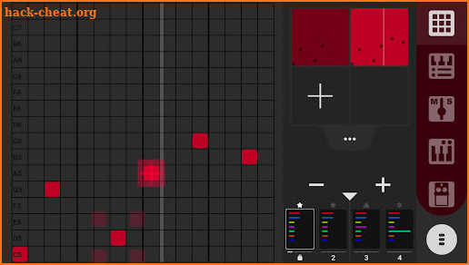 Sputter Music Sequencer screenshot