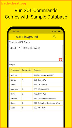 SQL Playground - Learn & Practice SQL screenshot