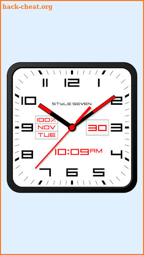 Square Analog Clock-7 PRO screenshot