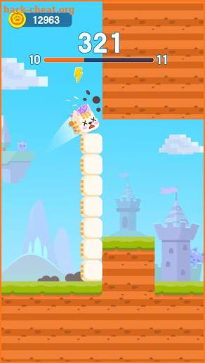 Square Cat - Square Kitten Run, Cat tower screenshot