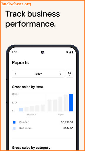 Square Dashboard screenshot