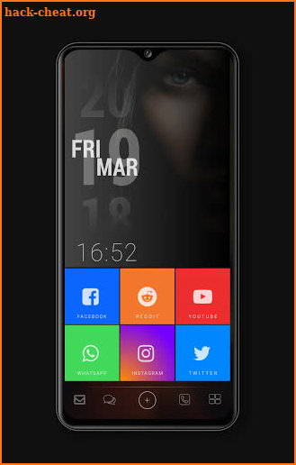 Square klwp screenshot