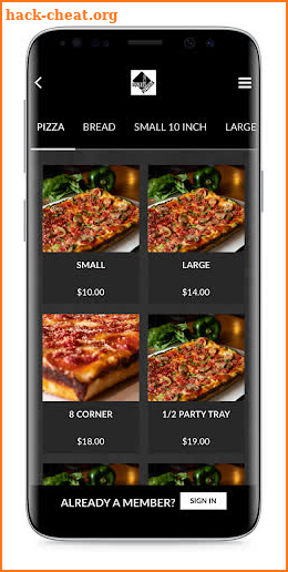 Square One Pizzeria screenshot