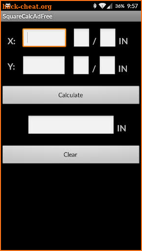 SquareCalcAdFree screenshot