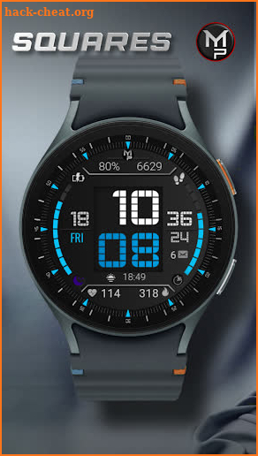 SQUARES - Watch face screenshot