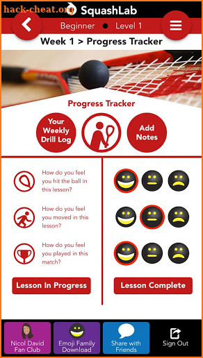 SquashLab – Squash Coaching Programme  screenshot