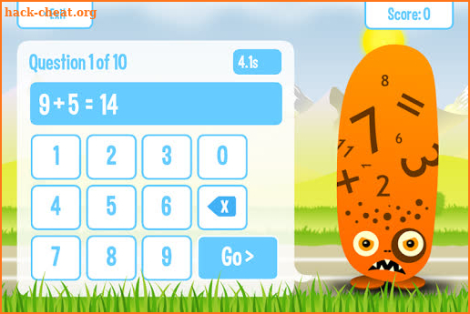 Squeebles Addition Subtraction screenshot