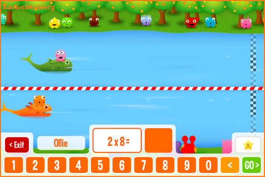 Squeebles Maths Race screenshot