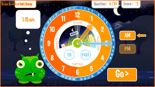 Squeebles Tell The Time screenshot