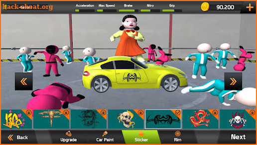 Squid Race Game 3D screenshot