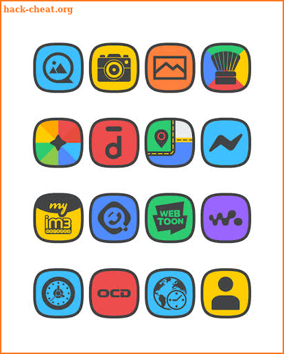 Squircle Dark - Icon Pack screenshot