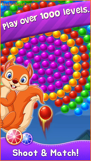 Squirrel Bubble Pop screenshot