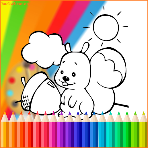 Squirrel Coloring Pages screenshot