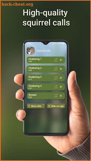 Squirrel hunting calls screenshot