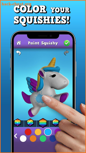 Squishy Magic: 3D Art Coloring & DIY Toys Maker screenshot