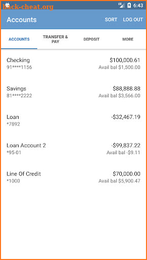 SRFCU Mobile Banking screenshot