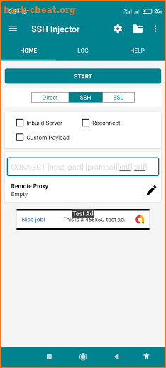 SSH Injector - Free SSH SSL HTTP Proxy Tunnel VPN screenshot