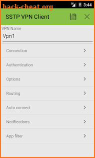 SSTP VPN Client screenshot