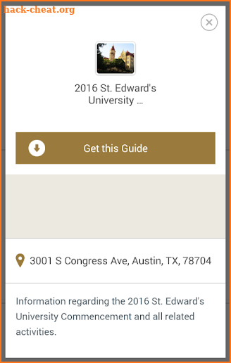 St. Edward’s University screenshot