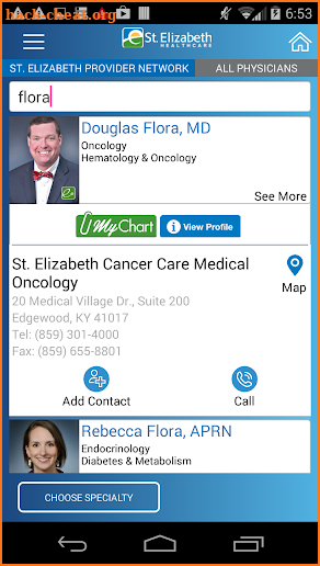 St. Elizabeth Healthcare screenshot