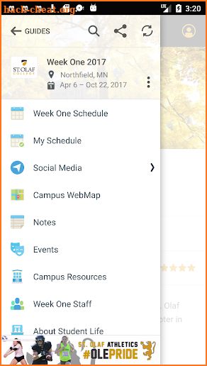 St. Olaf College Guide screenshot