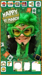 St Patrick's Day photo editor screenshot