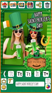 St Patrick's Day photo editor screenshot