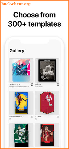 Staats Card Creator: Design Sports Trading Cards screenshot