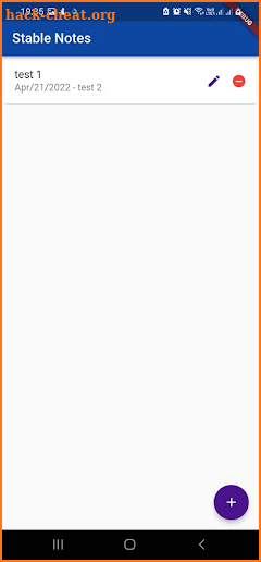 Stable Notes screenshot