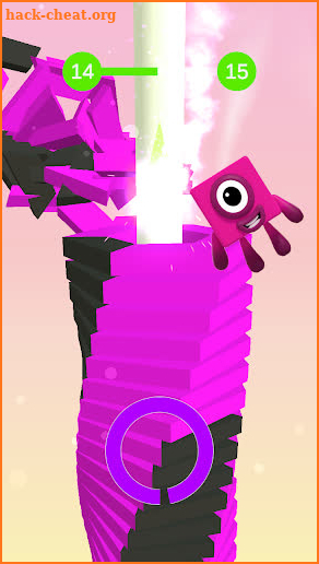 Stack Ball Number Blocks 3D screenshot