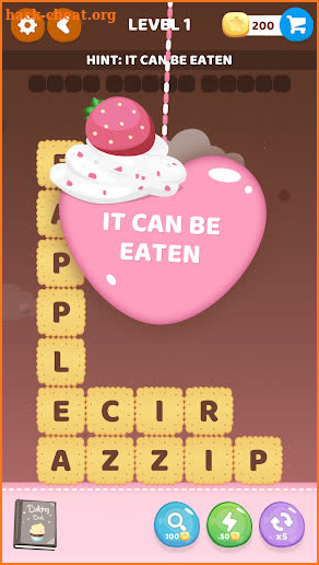 Stack Cookies Word Puzzle Game screenshot