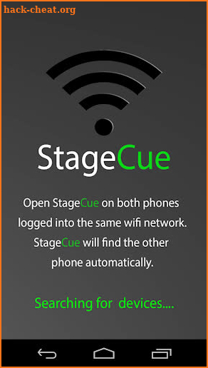 StageCue WIFI Cue Light Phone screenshot