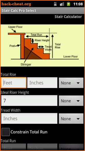 Stair Calc Pro Select screenshot