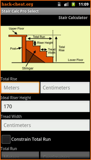 Stair Calc Pro Select screenshot