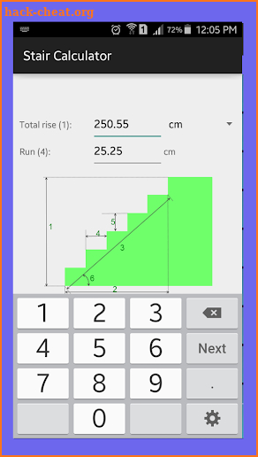 Stair Calculator screenshot