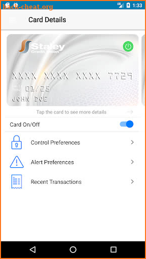 Staley Card Valet screenshot