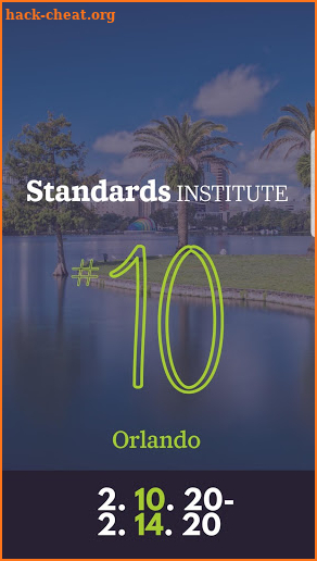 Standards Institute Event Hub screenshot