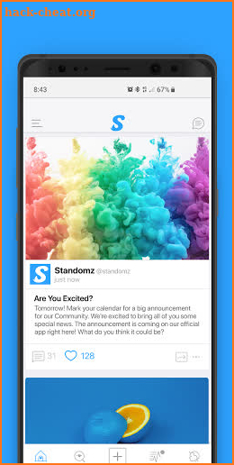 Standomz screenshot