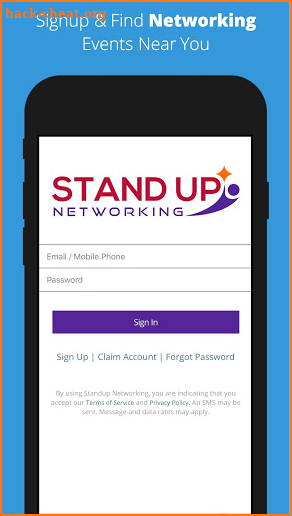 Standup Networking screenshot