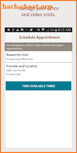 Stanford Health Care MyHealth screenshot