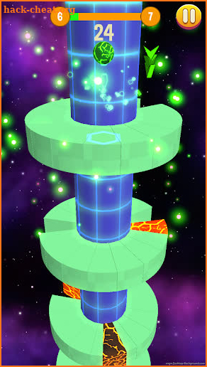 Star Ball Helix Jump screenshot