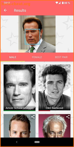 Star by Face: celebrity look alike screenshot