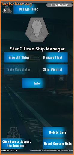 Star Citizen Ship Manager screenshot