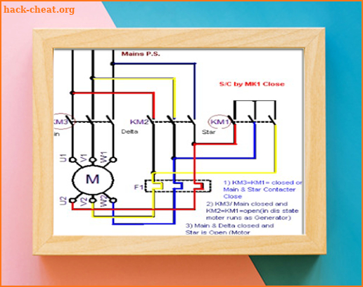 Star Delta Wiring Diagram screenshot