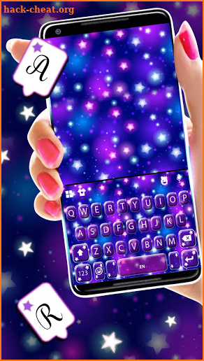 Star Light Keyboard Background screenshot