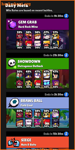 Star List for Brawl Stars screenshot