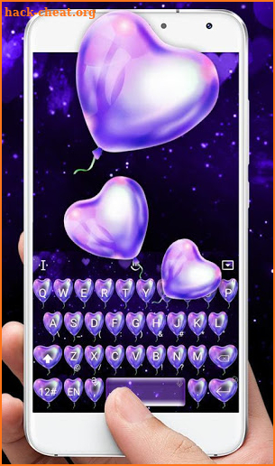 Star Love Balloon Keyboard Theme screenshot