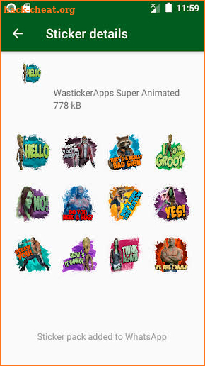 ☆ New Super Heroes Stickers (WAStickerApps) screenshot