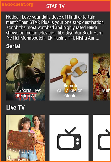 Star Plus Serials-Colors TV Star Plus Guide StarTv screenshot