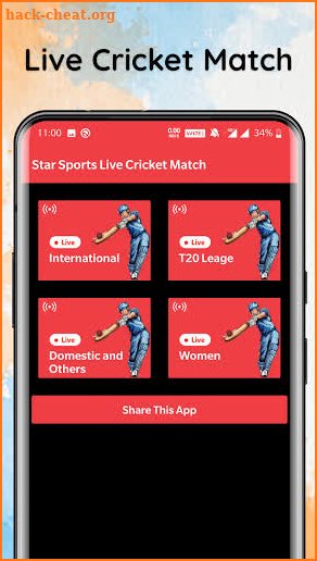 Star Sports Live Cricket Match screenshot